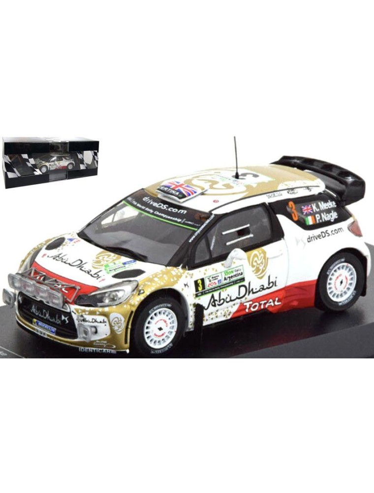 Editoria  RD16 CITROEN DS3 N.3 10th MONTE CARLO 2015 K.MEEKE-P.NAGLE 1:43 Modellino