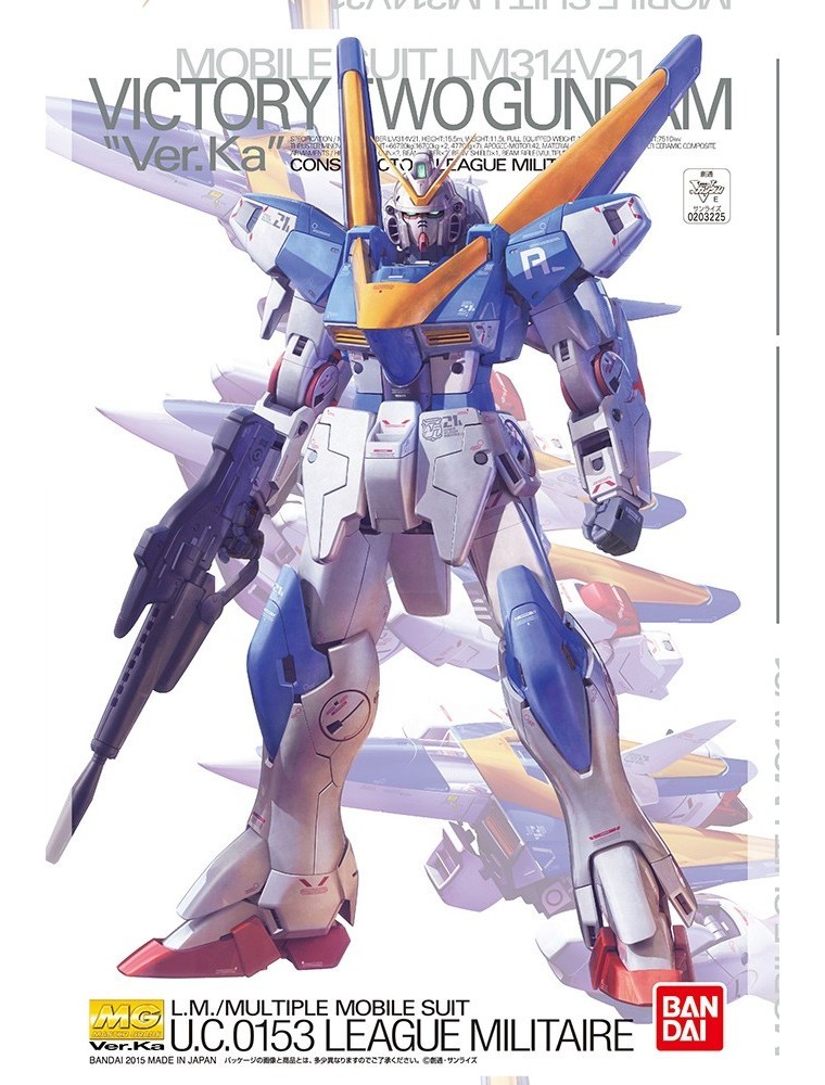 Gundam Master Grade MG Model Kit Victory 2 Ver Ka 1/100 Bandai