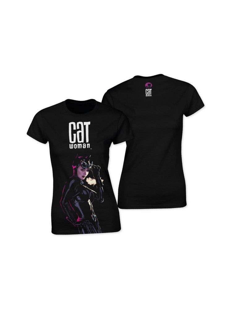 T-shirt Maglietta Dc Comics Catawoman nera taglia L SD Toys