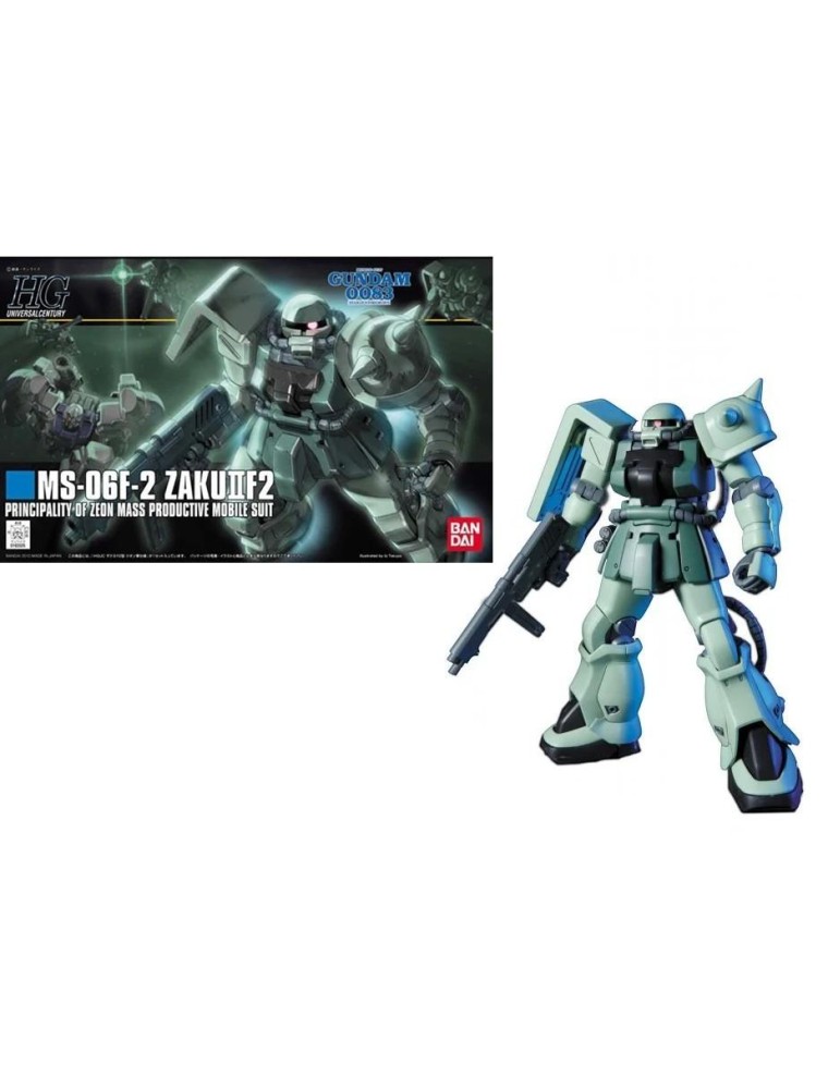 Gundam High Grade HGUC Model Kit Zaku-F2 Zeon Type 1/144 Bandai