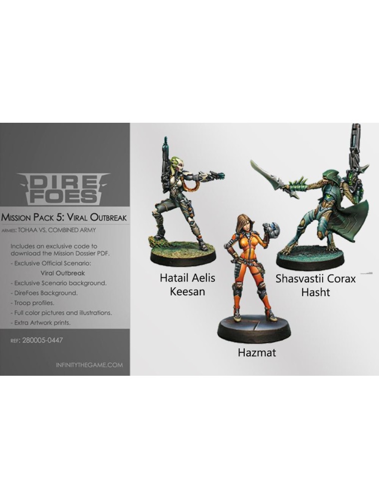 CORVUS BELLI 0447 MISSION PACK 5 VIRAL OUTBREAK WARGAME