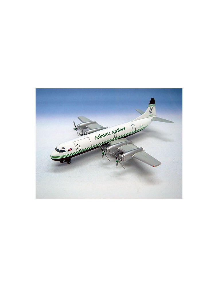 Herpa 561556 Atlantic Airways Lockheed L-188A Electra Aereo 1/400 Modellino