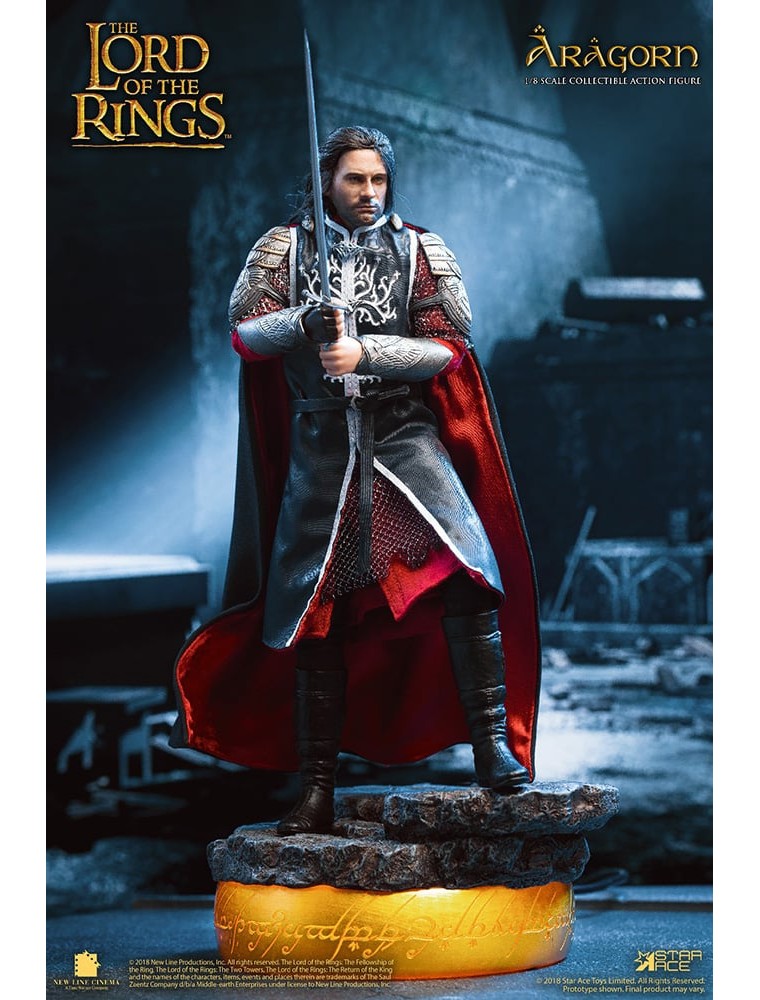 Il Signore Degli Anelli King Aragorn 2.0 Dlx 1/8 Figura Action Figura Star Ace