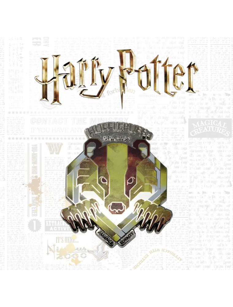 Harry Potter Spilla Badge Tassorosso Edizione Limitata Fanattik