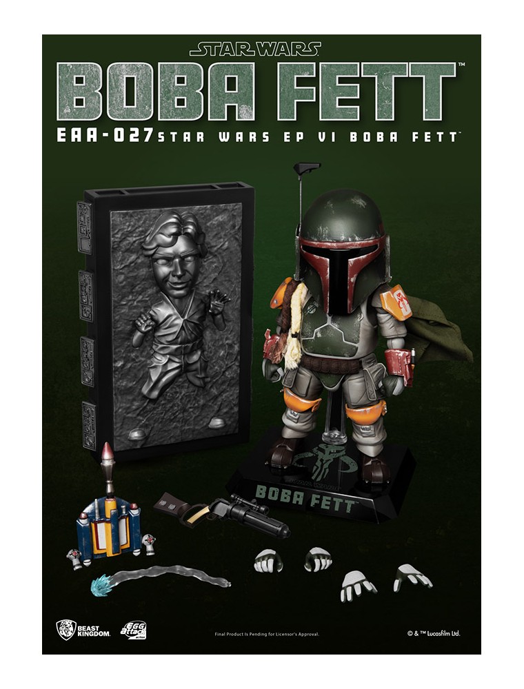 Star Wars Uova Ep Vi Boba Fett Action Figura Beast Kingdom