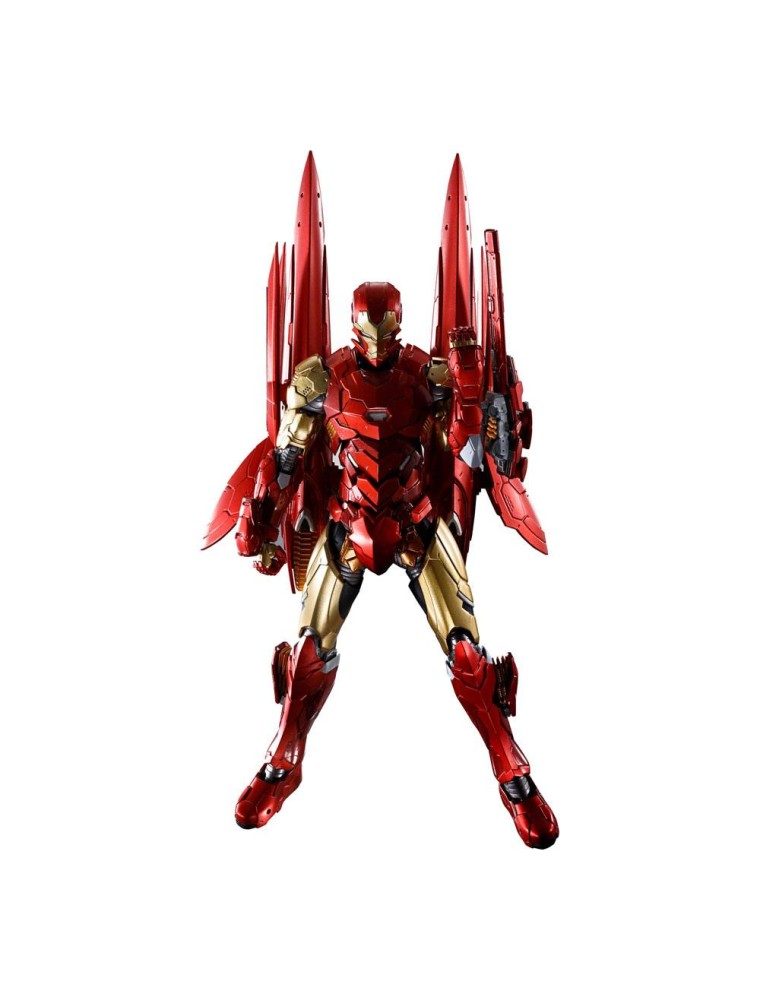 Tech-on Avengers S.h. Figuarts Action Figura Iron Man 16 Cm Bandai Tamashii Nations