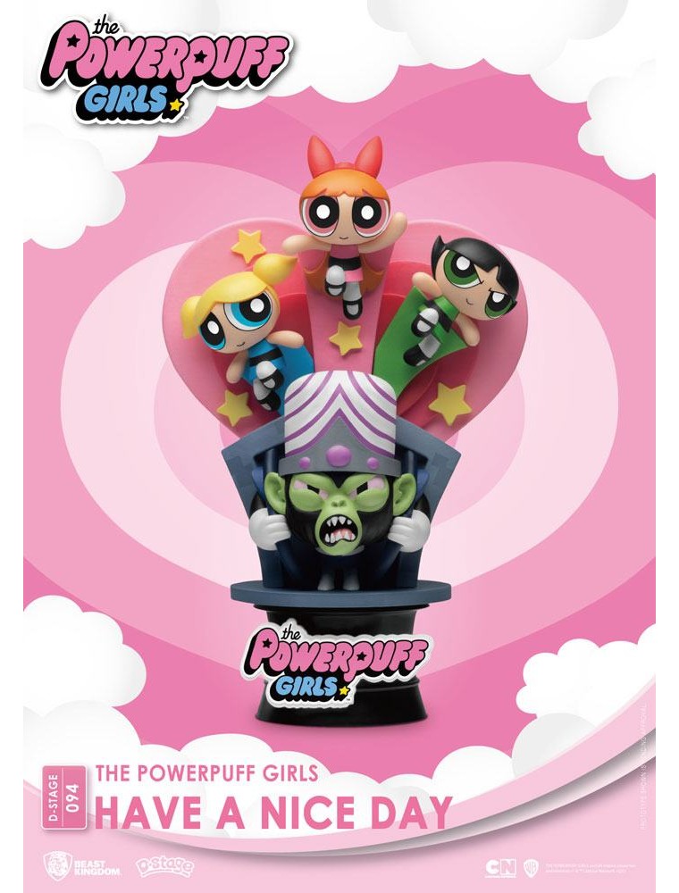 The Powerpuff Girls D-Stage PVC Diorama Have A Nice Day Standard Version 15 Cm Beast Kingdom Toys