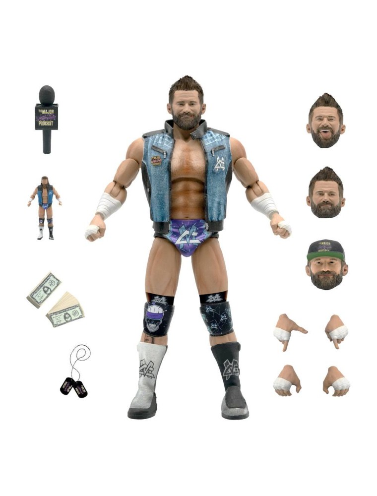 Major Wrestling Podcast Ultimates Action Figura Wave 1 Matt Cardona 18 Cm Super7