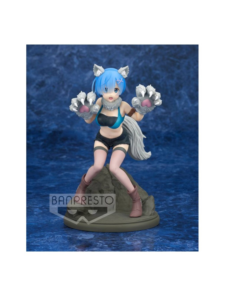 Re: Zero Starting Life In Another World Espresto Est-monster Motions Pvc Statua Rem 18 Cm Banpresto