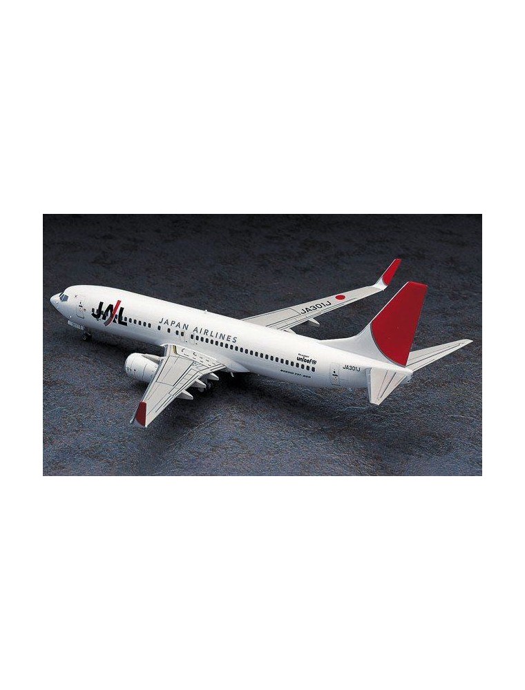 HASEGAWA 10736 BOEING 737-800 JAL JAPAN AIRLINES No.36  1:200 KIT Modellino