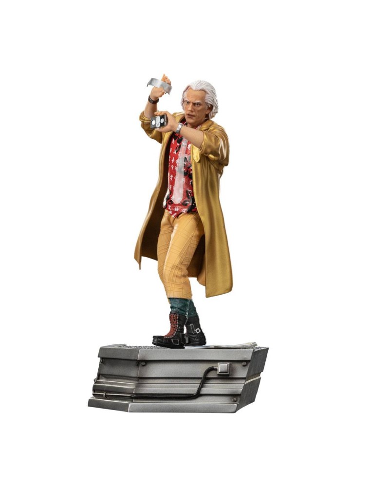 Ritorno Al Futuro Ii Art Scale Statua 1/10 Doc Brown 25 Cm Iron Studios