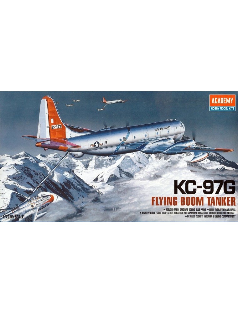 ACADEMY 1605 KC-97G FLYING BOOM TANKER 1:72 Kit Modellino