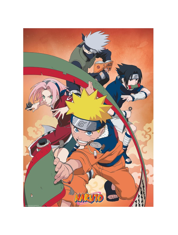 Naruto Shippuden Poster Team 7 52 x 38 cm Abystyle