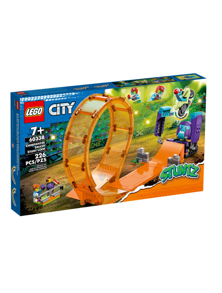 LEGO CITY 60338 - GIRO DELLA MORTE DELLO SCIMPANZE'