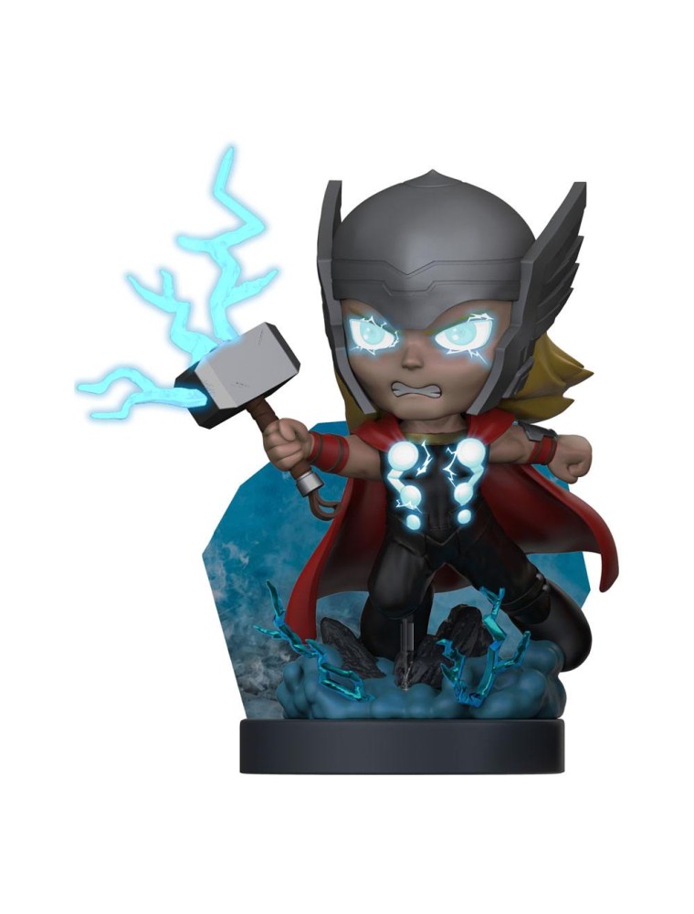 Marvel Superama Diorama Thor God Mode (black Light) Esclusiva 17 Cm The Loyal Subjects