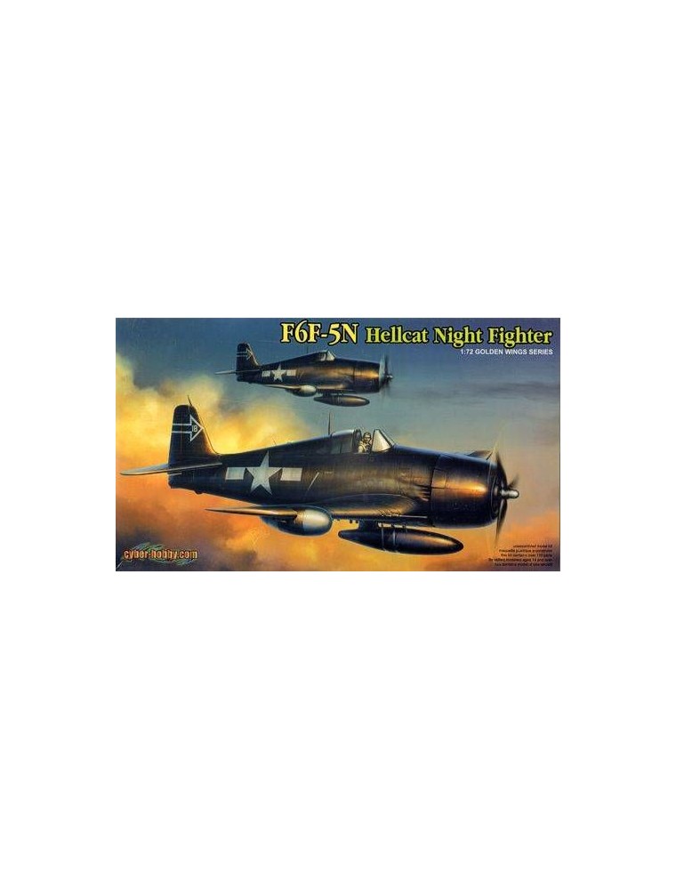 Dragon 5080 F6F-5N HELLCAT NIGHT FIGHTER Kit Militari 1:72 Modellino