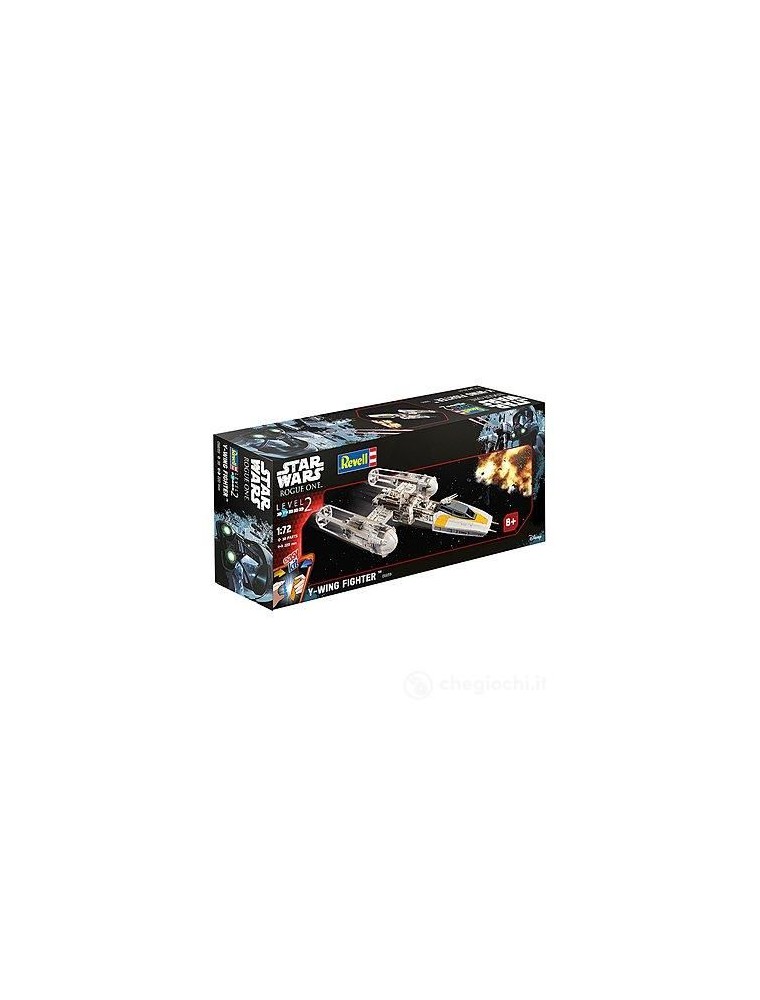 REVELL RV06699 STAR WARS ROGUE ONE Y-WING FIGHTER KIT 1:72 Modellino Scatola Rovinata