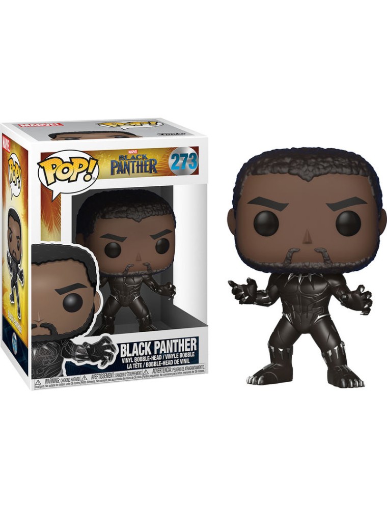 Marvel Funko Vinile Pop Figura Black Panther 9 cm