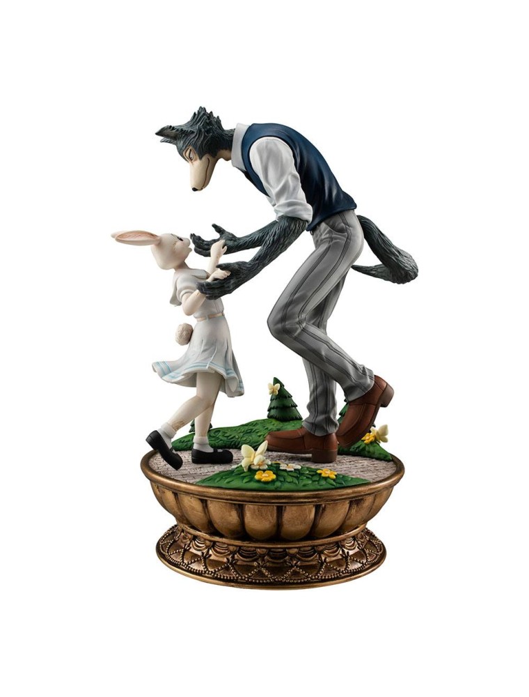 Beastars Pvc Statua Legoshi & Haru Shall We Dance 23 Cm Megahouse