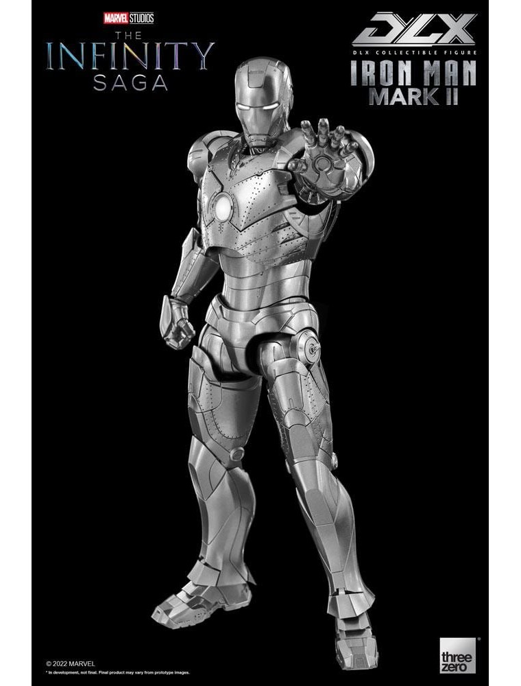 Infinity Saga Dlx Action Figura 1/12 Iron Man Mark 2 17 Cm Threezero