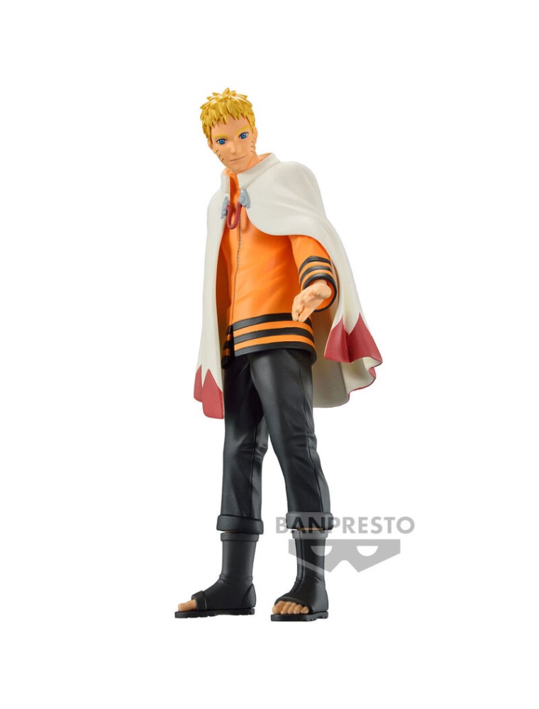 Naruto Shippuden 20th Anniversary Uzumaki Naruto Hokage Figura 10cm Banpresto