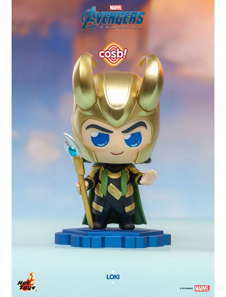 Avengers: Endgame Cosbi Mini Figura Loki 8 Cm Hot Toys