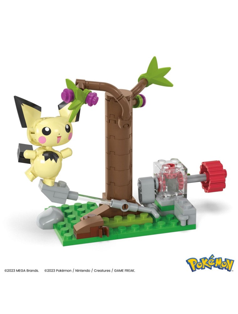 Pokémon Mega Construx Construction Set Pichu's Forest Forage Mattel