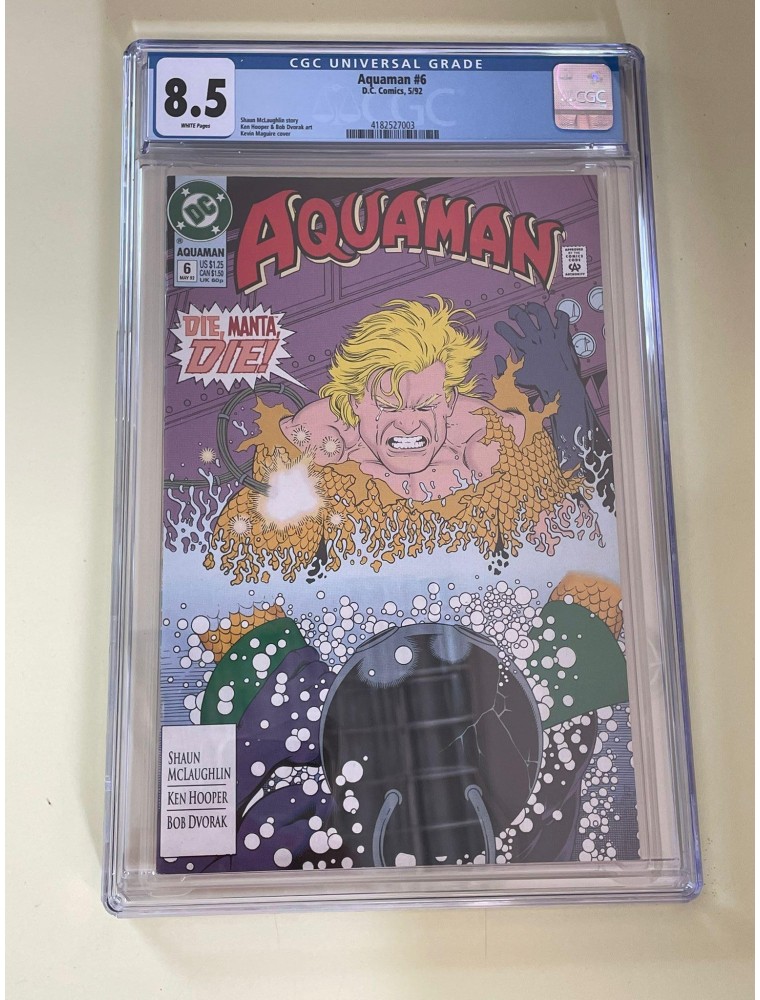 Aquaman Fumetto DC Comics 1992 Volume 6 con Box Edizione Limitata