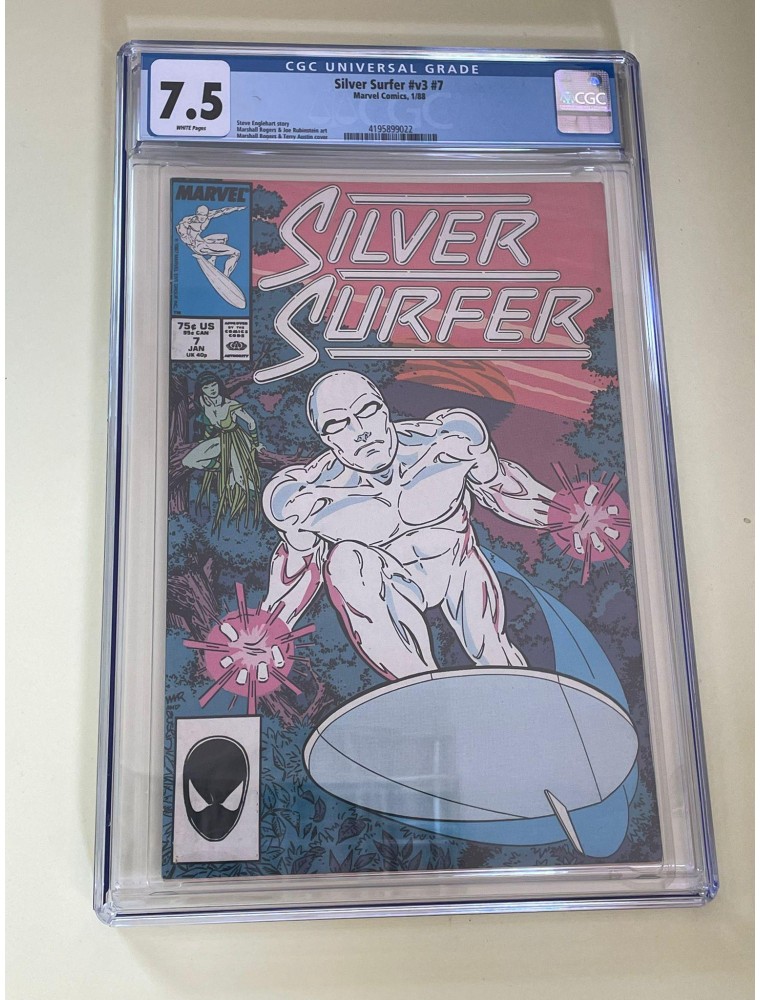 Silver Surfer Fumetto Marvel Comics 1988 Volume 3 7 con Box Edizione Limitata