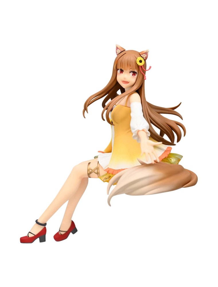 Spice E Wolf Noodle Stopper Pvc Statua Holo Sunflower Dress Ver. 17 Cm Furyu