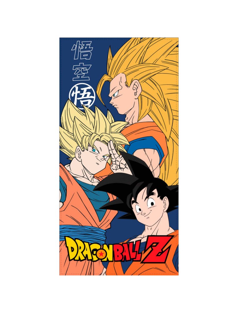 Dragon Ball Z Telo Mare Asciugamano in Microfibra Goku Super Saiyan 140x70 Cm