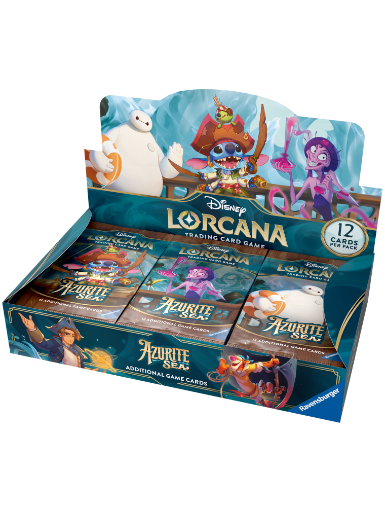 Disney Lorcana Azurite Sea Booster Box 24 Buste (ENG) Ravensburger