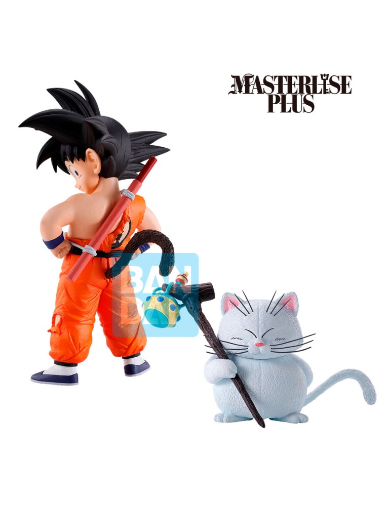 Dragon Ball Lookout Above The Clouds Ichibansho Statua Son Goku e Korin 15 Cm