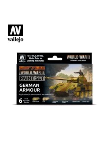 GERMAN ARMOUR COLOR SET 70205 Colori Vallejo