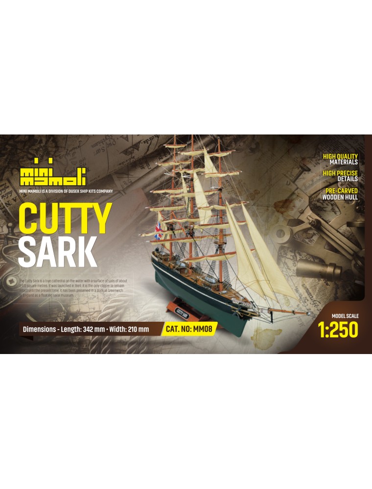 MAMOLI - CUTTY SARK Scala 1/250 (serie MINI MAMOLI)