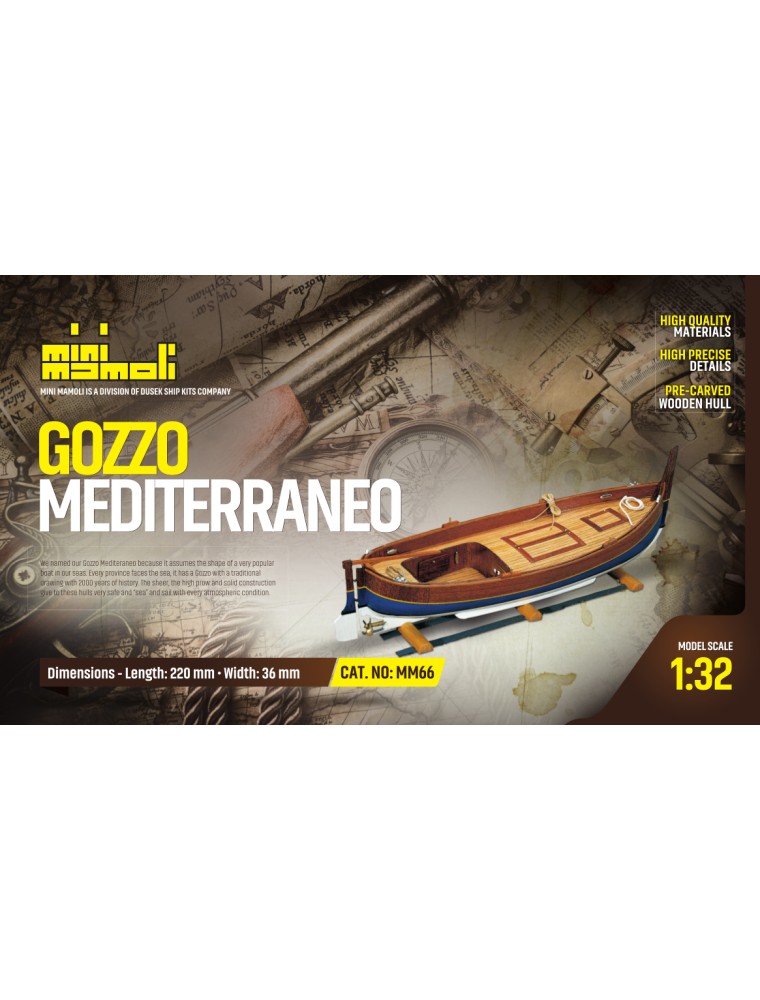 MAMOLI - GOZZO MEDITERRANEO Scala 1/32 (serie MINI MAMOLI)