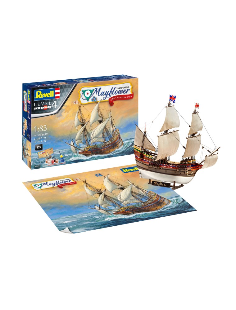 REVELL - 1/83 Gift Set Mayflower 400th Anniversary