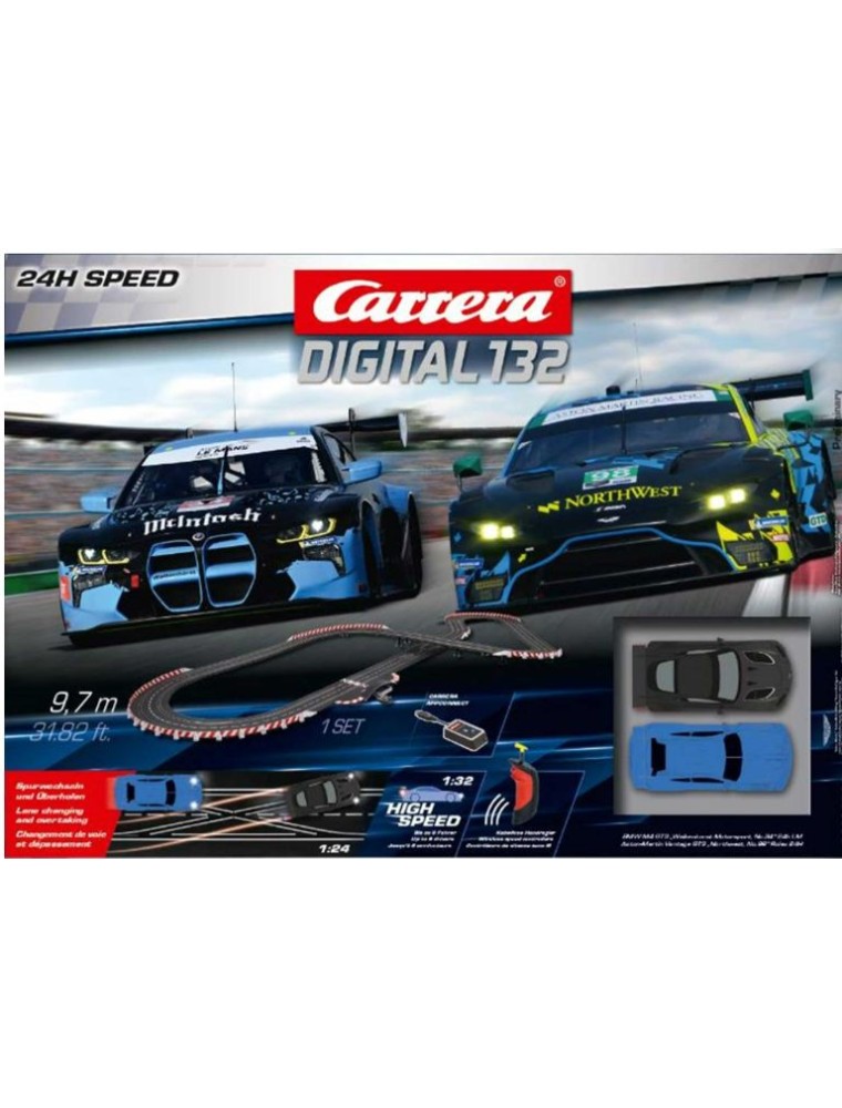 Carrera - Pista Digital 132 Wireless 24h Speed BMW M4 GT3 vs Aston Martin Vantage