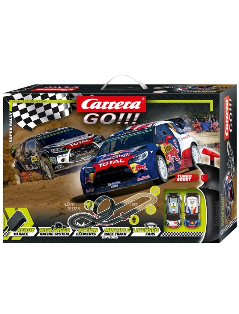 Carrera - Pista 1/43 Super Rally DS3 WRC 4,9mt