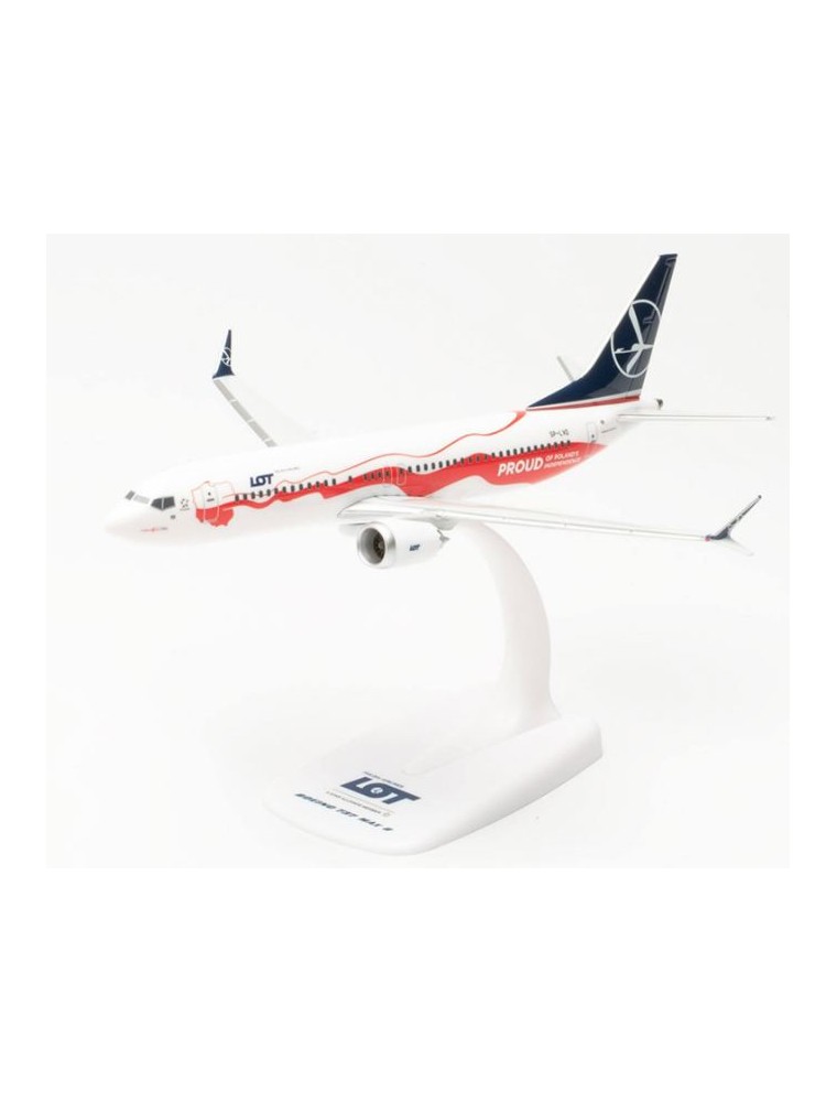 Herpa - Boeing 737 Max 8 LOT Polish Airlines 1/200