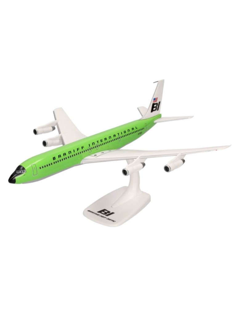 Herpa - Boeing 707-320 Braniff International verde lime 1/144