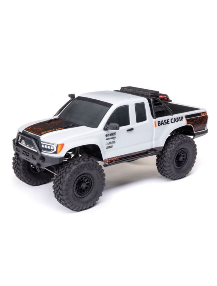 Axial - SCX10 III Base Champ bianco 4x4 Rock Crawler 1/10 montato con radio