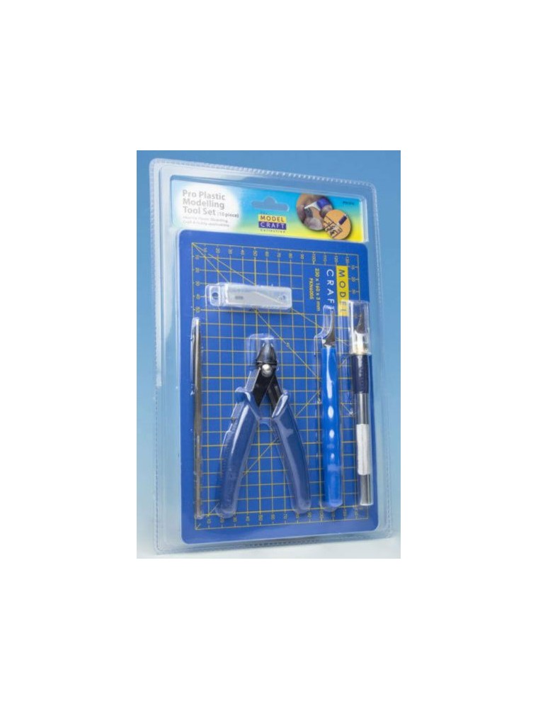 MODEL CRAFT - Set Pro con tronchisino taglierino lame limetta e tappetino