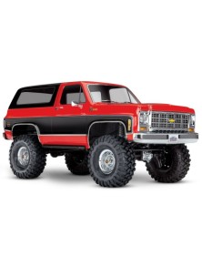 Traxxas - Chevrolet Blazer K5 rosso e nero TRX4 1/10 con cambio a 2 marce