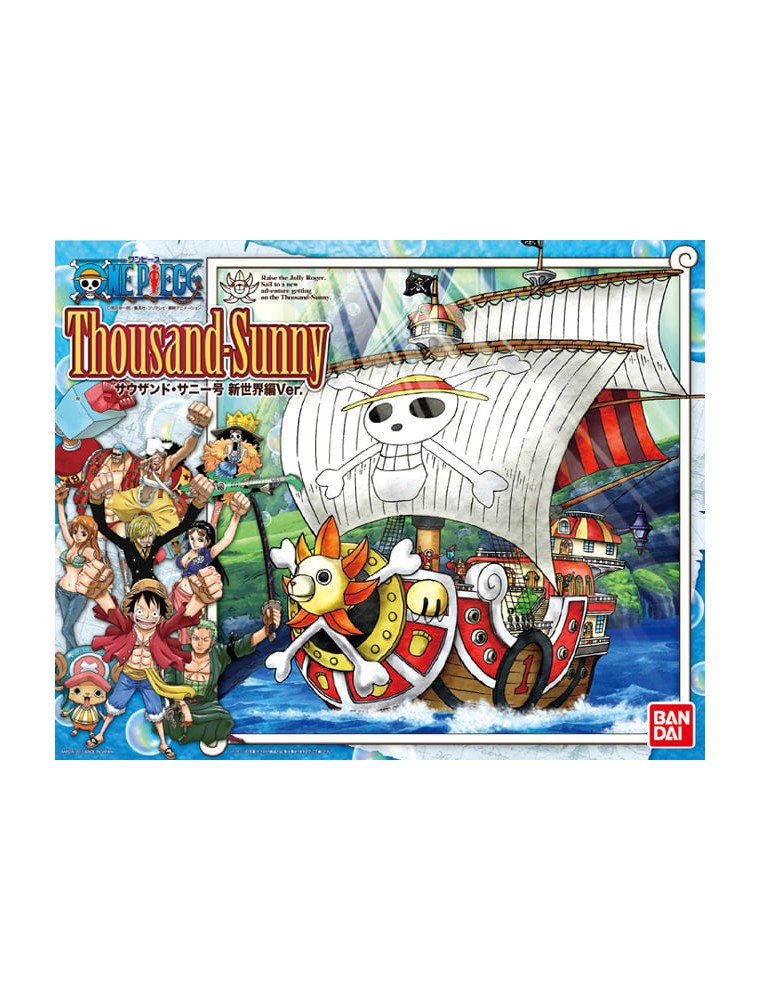 One Piece Thousand Sunny New World Ship Model Kit Figura 30cm Bandai Hobby