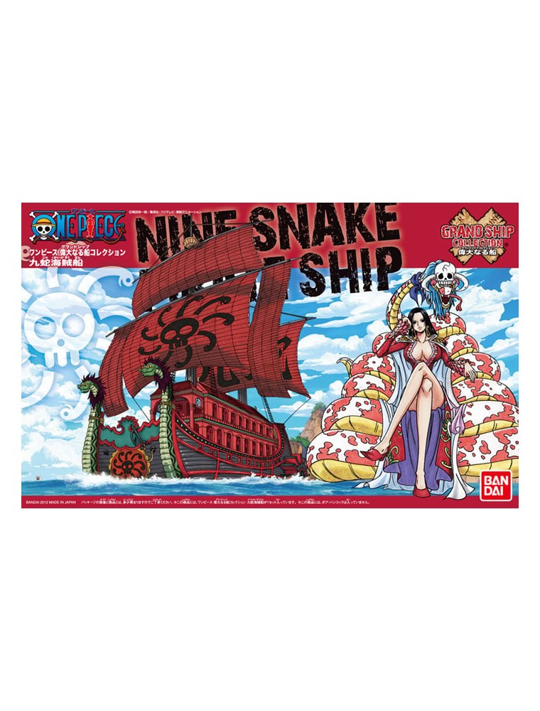 One Piece Model Kit Nave Pirata Serpente Nine Bandai