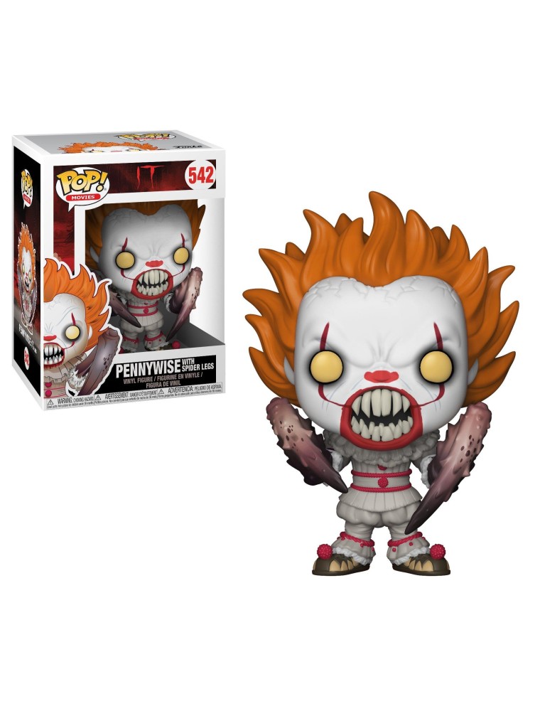 It Funko Pop! Vinile Figura Pennywise Con Zampe di Ragno 9 Cm Scatola Rovinata