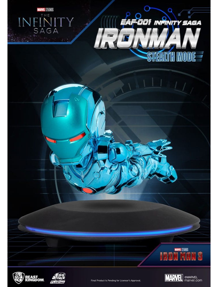 Marvel Mini Uova Attack Figures The Infinity Saga Ironman Stealth Mode 16 Cm Beast Kingdom Toys