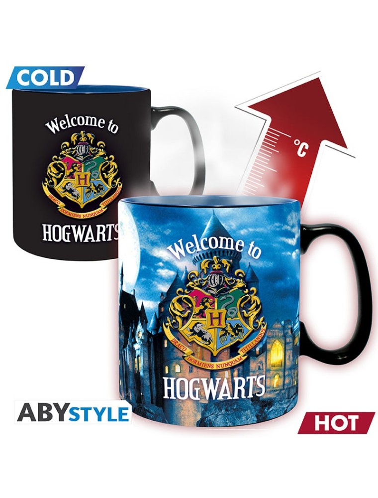 Harry Potter - Tazza Heat Change - 460 Ml - Lettera - Album Per Carte