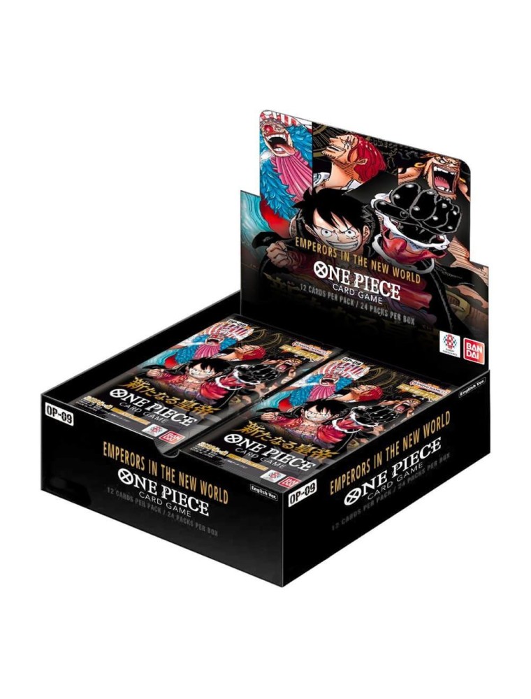 One Piece Card Game The Four Emperors OP09 Booster Box 24 Buste (ENG) Bandai